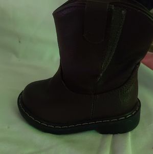 Brandnew Real leather cowboy boots velcro side